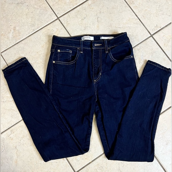 Guess dark blue Jeans Size 27reg - Picture 1 of 3